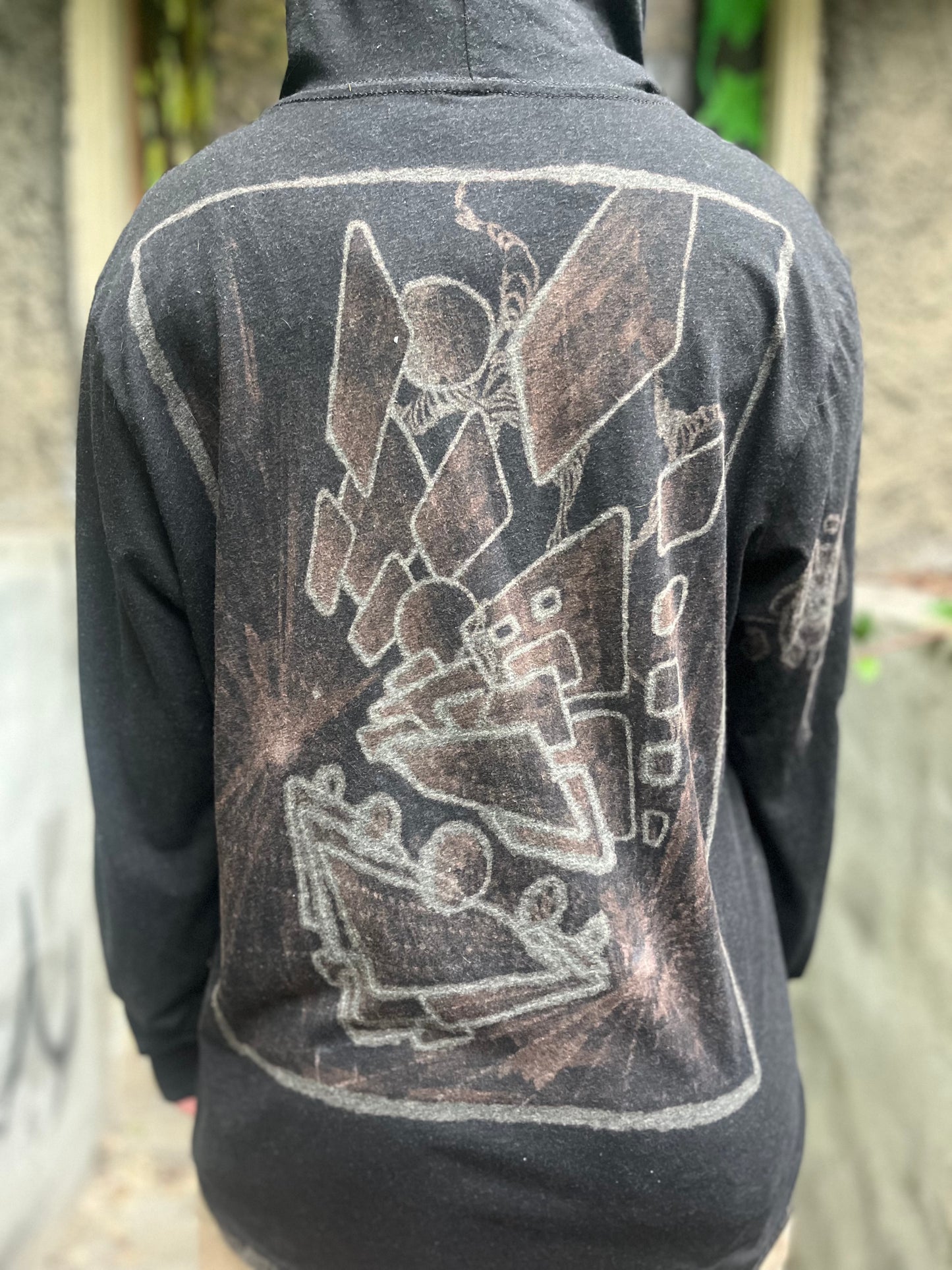 (Large) Lightweight Black Hoodie