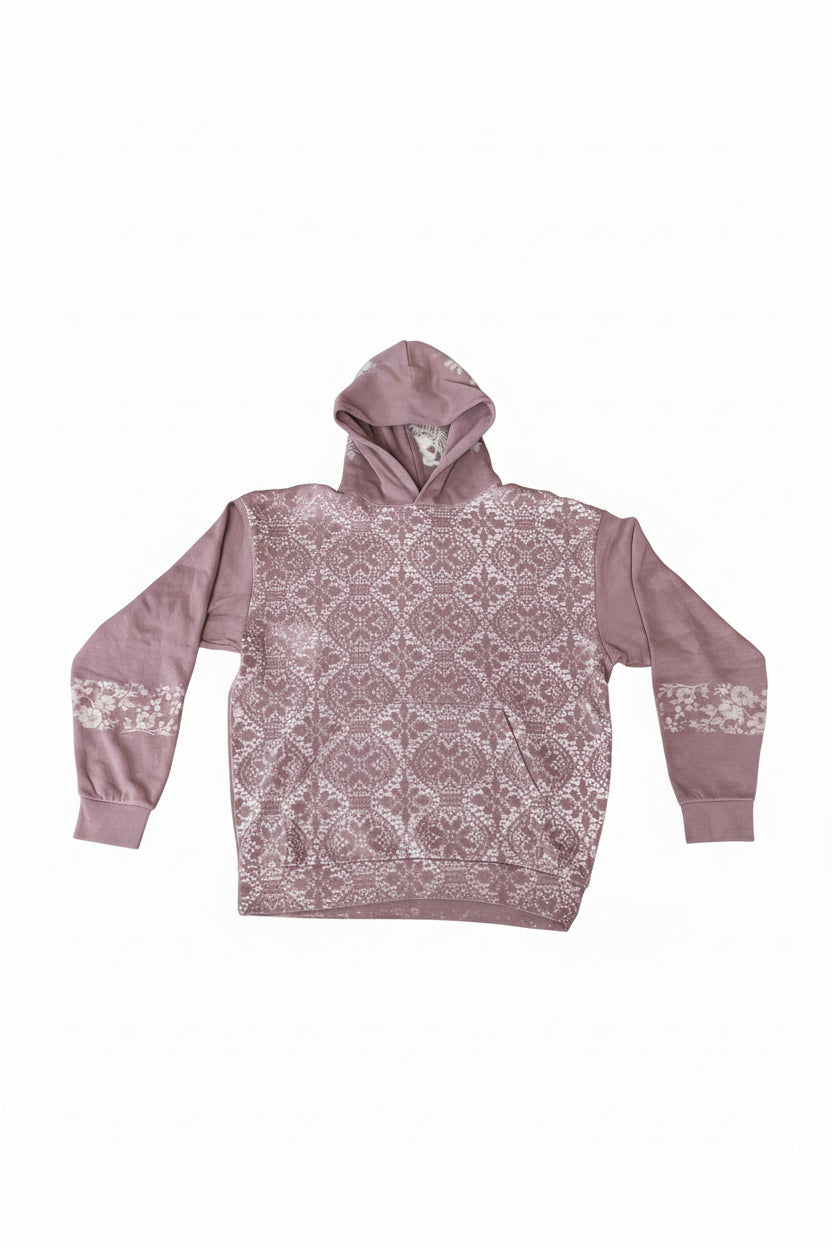 (XL) Purple Pastels Framed Hoodie