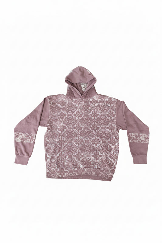 (XL) Purple Pastels Framed Hoodie